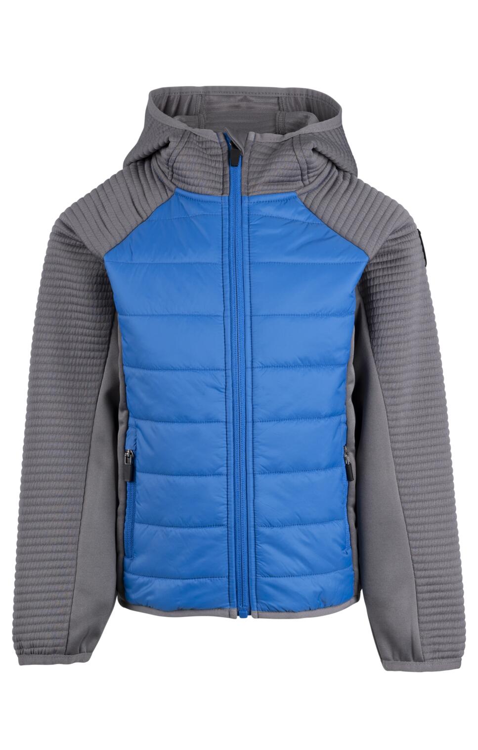 Trespass Roadie - Sudadera híbrida con capucha para niños azul 1/1