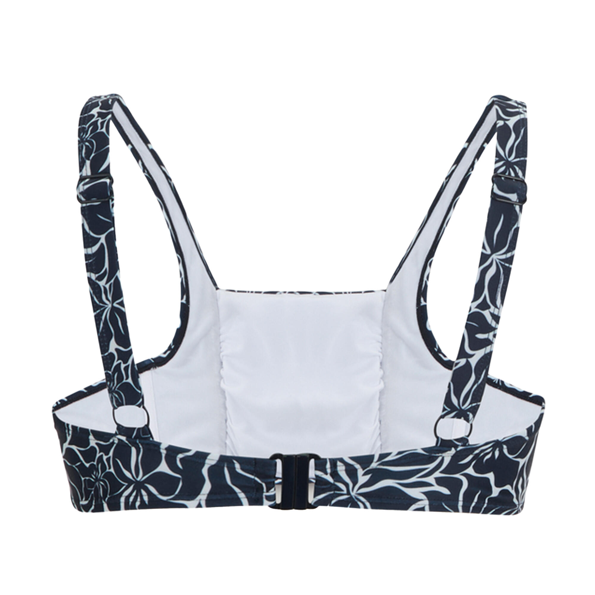 Haut De Maillot De Bain Motif/style Floral LORIA Femme (Bleu Marine) 2/5