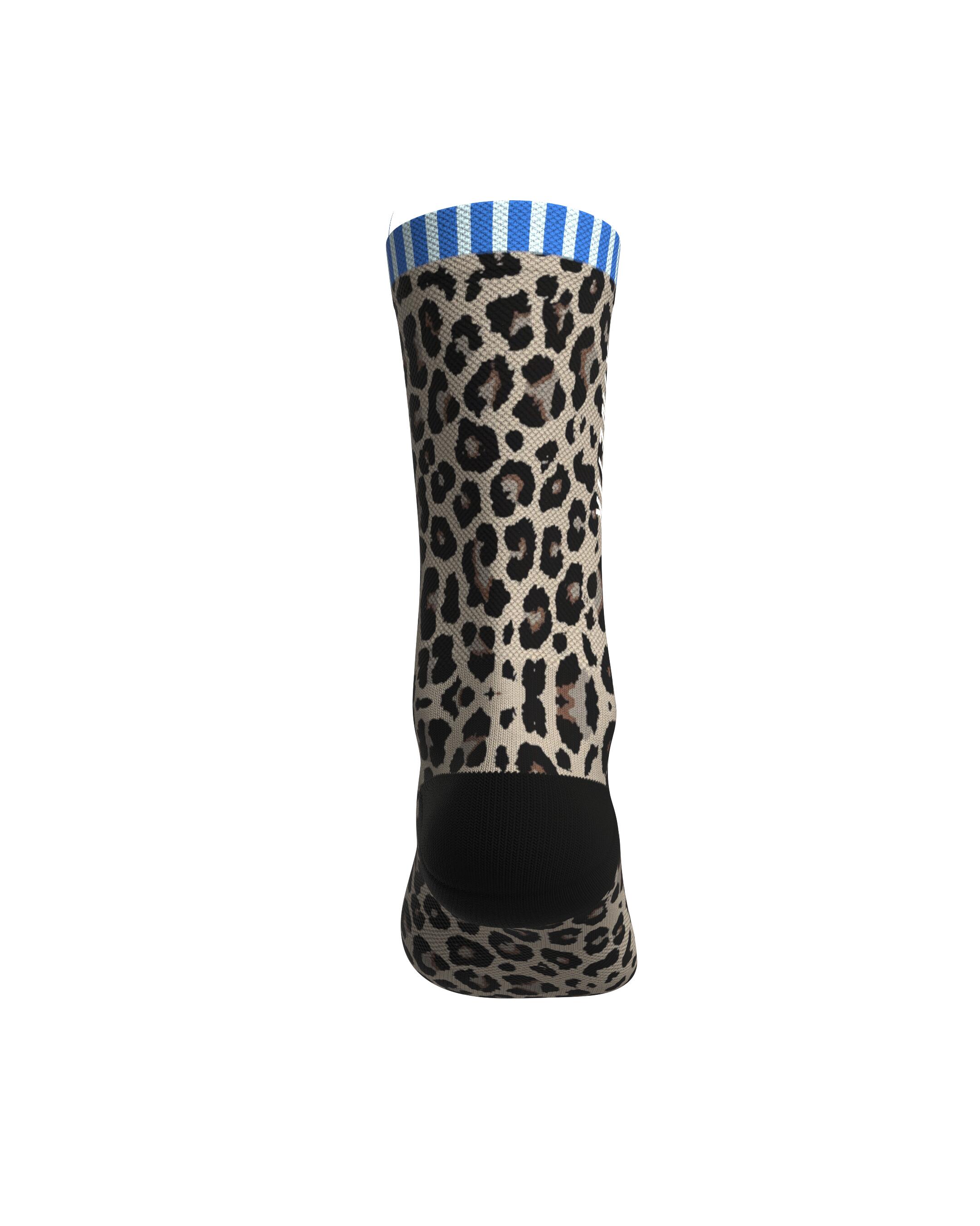 CHAUSSETTE DE TRAIL RUNNING FULLKROSS SOCKS LEOPARD X MARINIÈRE 5/6