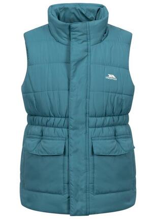 Trespass Casster - Gilet Matelassé Femme avec Capuche Pliable - Light Teal