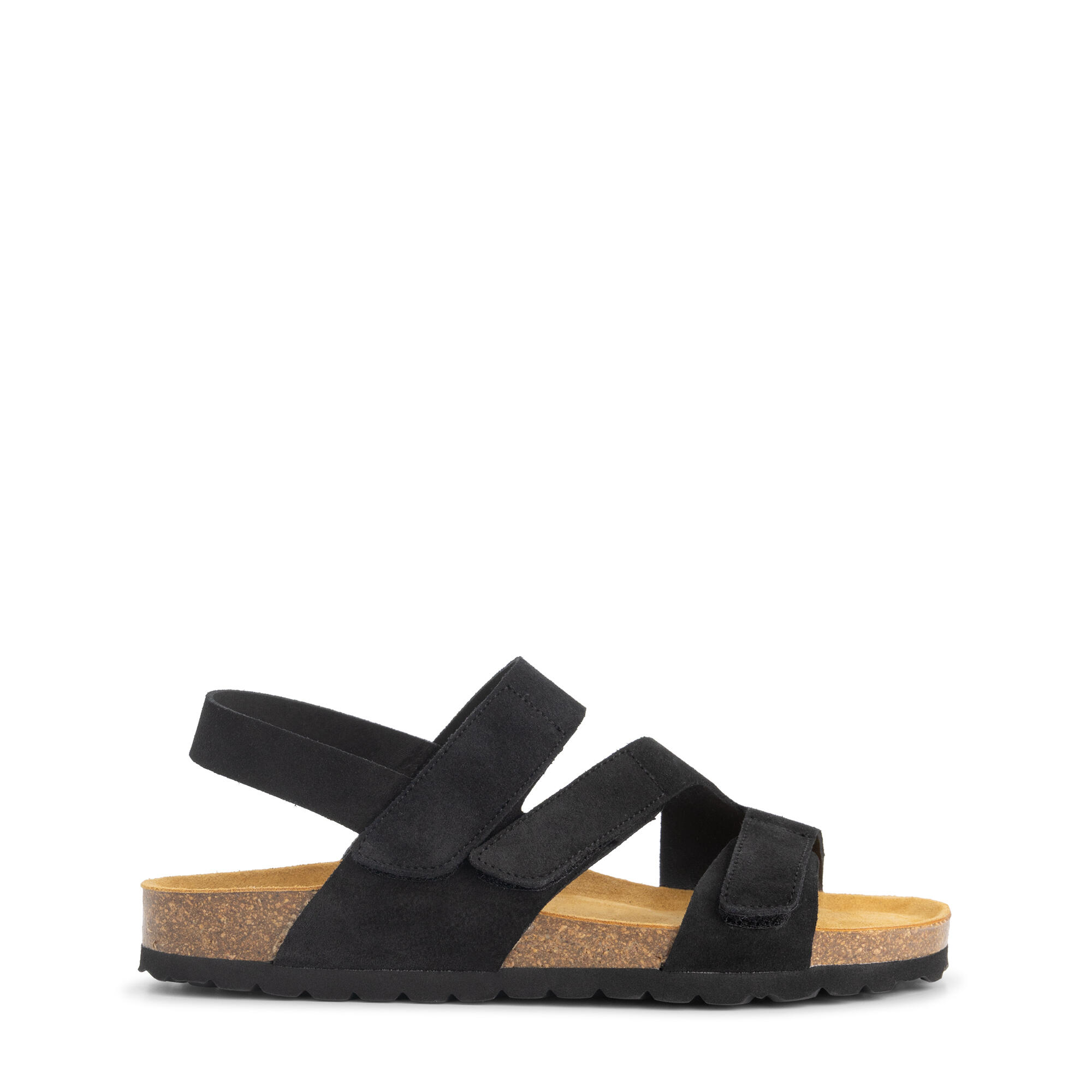 Hedeby Hombre - Sandalias - Ante - Negro 3/5