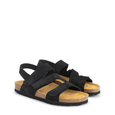 Hedeby heren - sandalen - suede - zwart