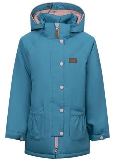 Trespass Roselettie Veste de pluie matelassée femme bleu-vert clair