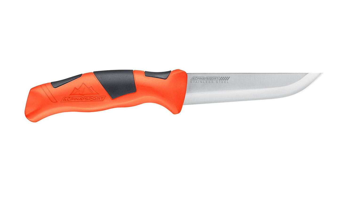 Cutit Alpina Sport, maner orange, cu teaca