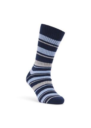 Trespass Austen Chaussettes Unisexes Pack de 2, Mi-bas, Rembourrées, Bleu