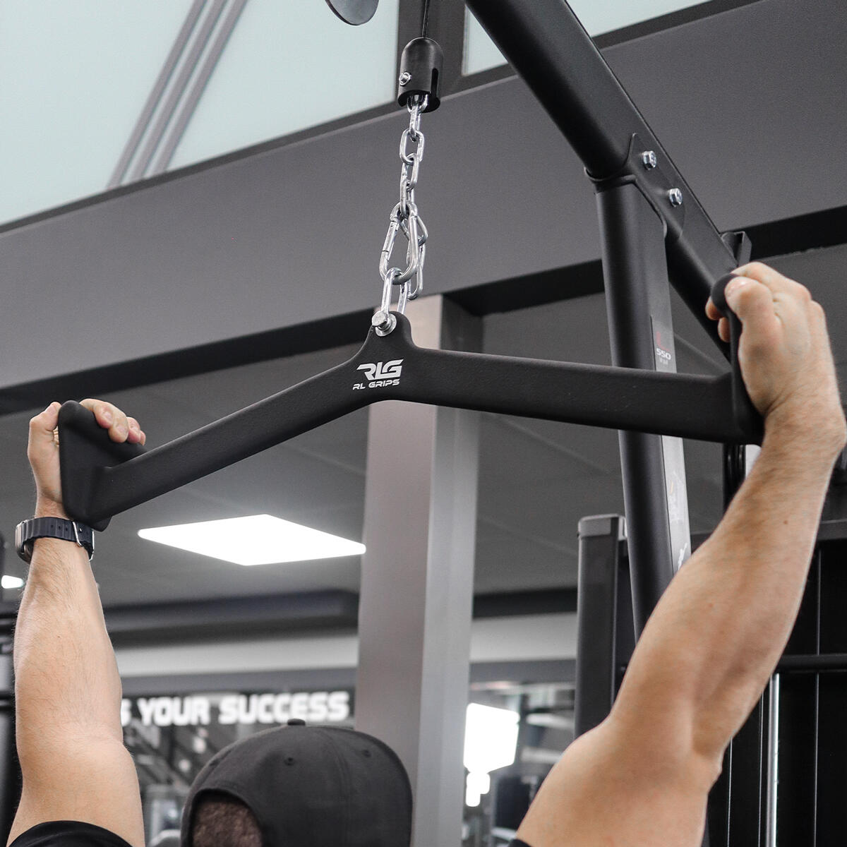 Agarre Abierto Neutro para Poleas de Gimnasio RL Grips para Jalón y Remo 4/6