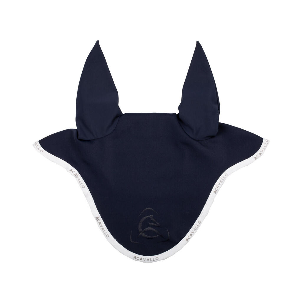 Elastane swim cap with silicone logo