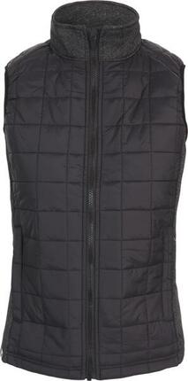 Gilet matelassé Trespass Lyla sans manches pour femme - Noir