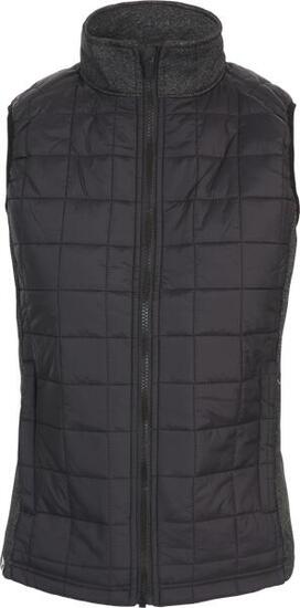 Gilet matelassé Trespass Lyla sans manches pour femme - Noir
