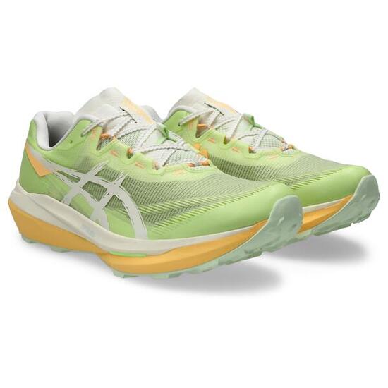Asics FujiSpeed 4 Chaussures Trail Vert/Orange Unisexe