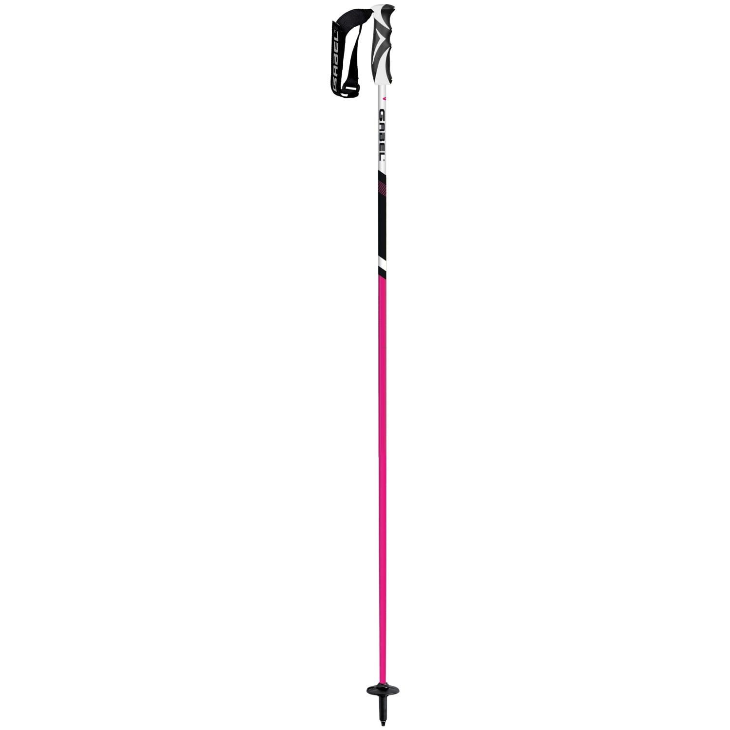 Bastón de esquí CARBON CROSS (1 PAR) Gabel rosa 2/2