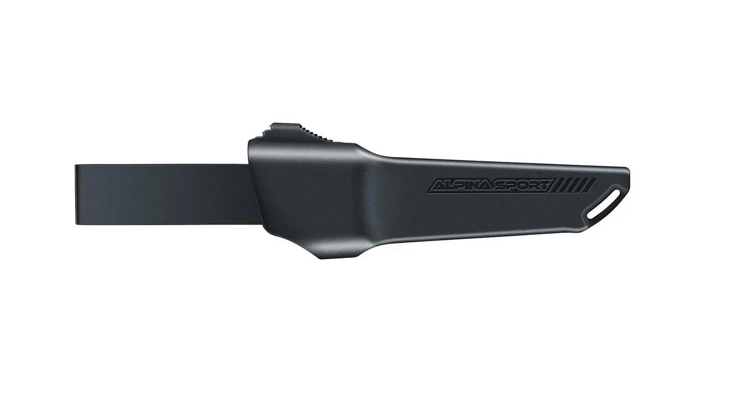 Cutit Alpina Sport, maner negru, cu teaca 2/3