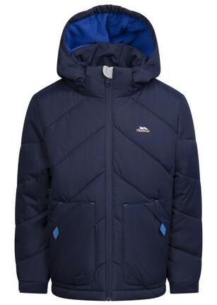 Trespass Ryssa Herren Steppjacke mit abnehmbarer Kapuze blau