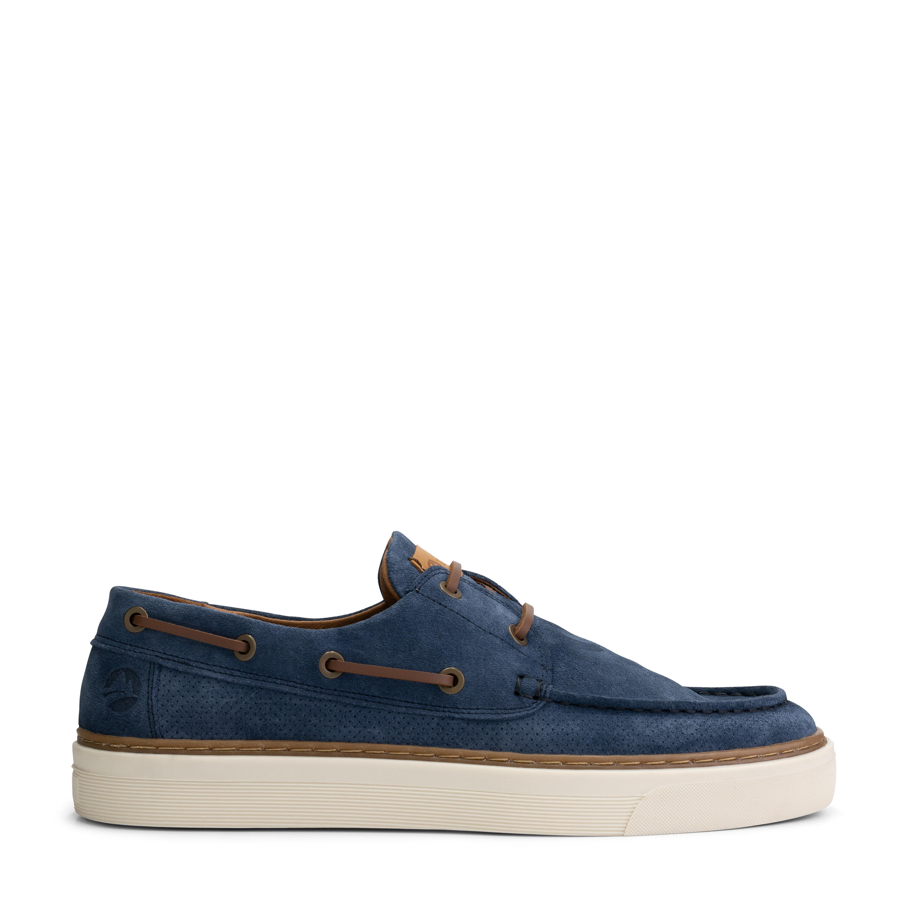 Shipton Uomo - Scarpe stringate - Camoscio - Blu 3/7