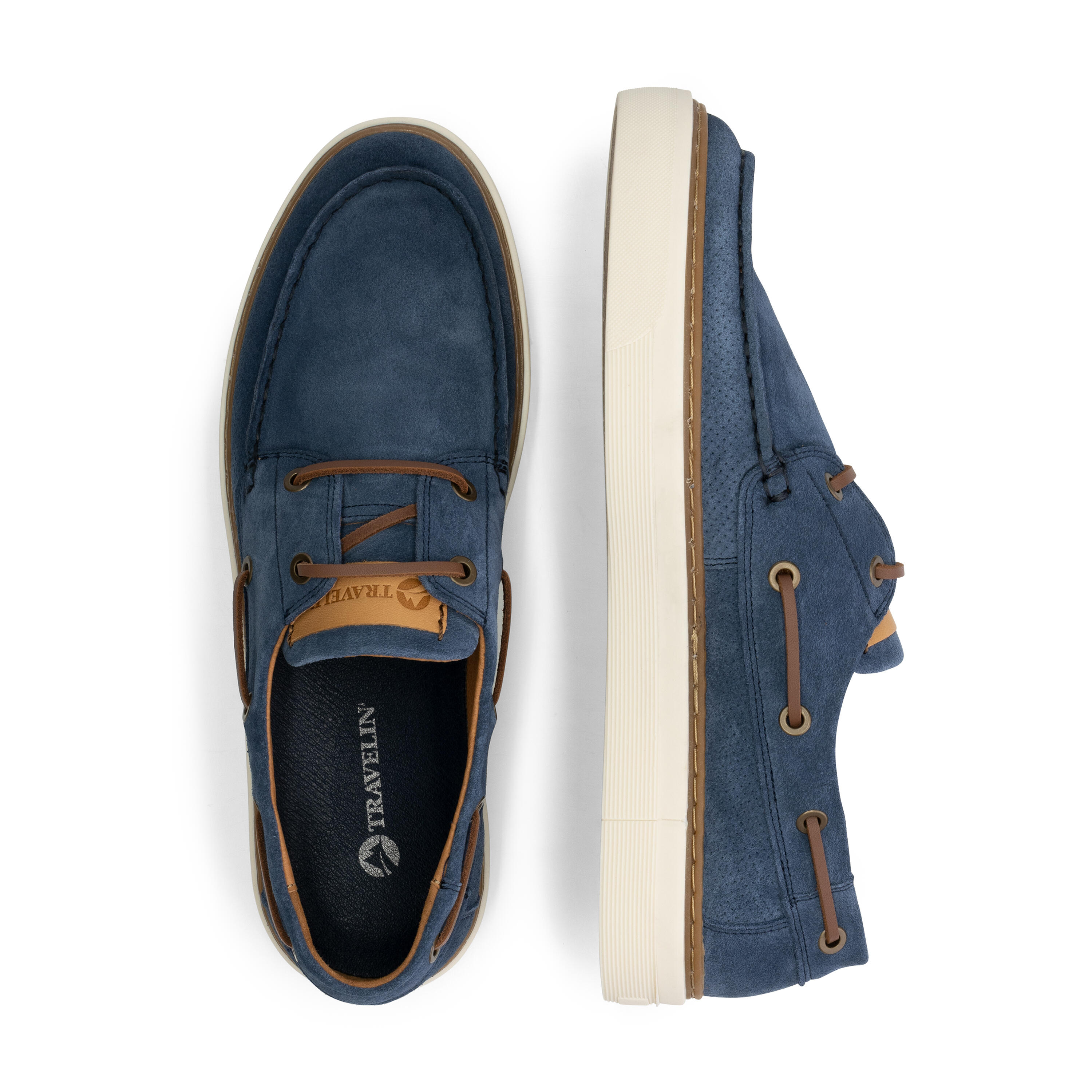 Shipton Uomo - Scarpe stringate - Camoscio - Blu 4/7