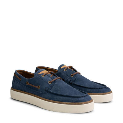 Shipton heren - veterschoenen - suede - blauw