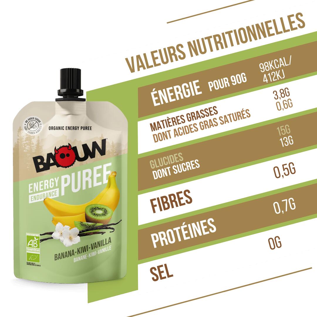 Purea BIO Banana e Kiwi Vaniglia 90 g 6/6