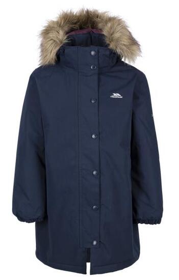 Trespass Astound Veste Imperméable Matelassée Fille - Bleu Marine