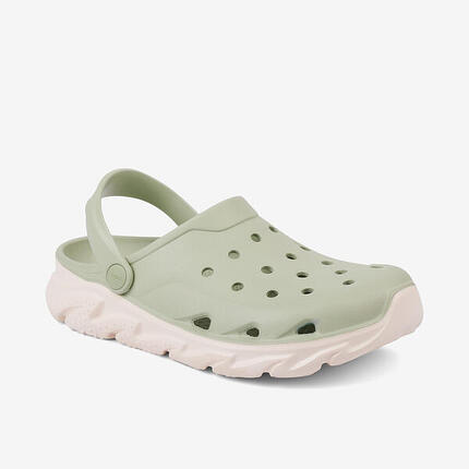 Sabots Coqui Cody femme, plateforme double densité, vert