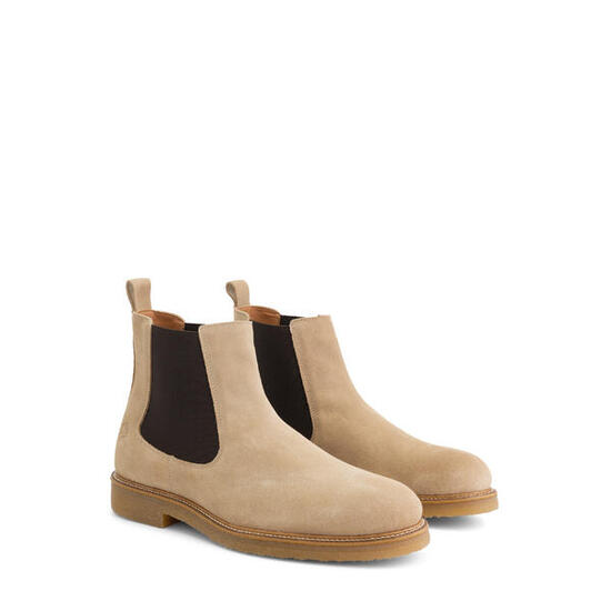 Ealing Herren - Chelsea-Boot - Wildleder - Sand