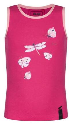 Débardeur enfant Loap Beslana rose - 100% coton