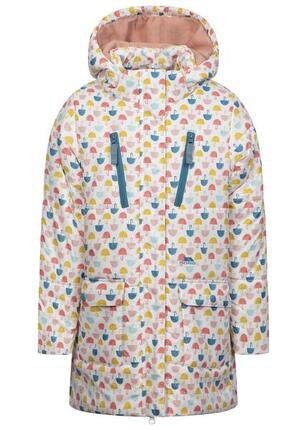 Trespass Suzzee Damen-Steppjacke mit abnehmbarer Kapuze und Regenschirmmuster