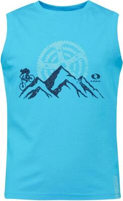 Loap boomenar jongens tanktop 100% katoen blauw