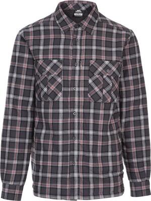 Trespass Rapeseed - Camicia uomo a quadri grigio scuro