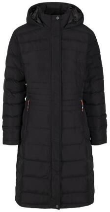 Trespass Bitsy Damen lange Daunenjacke Schwarz