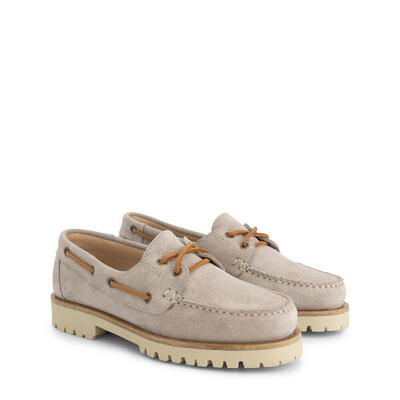 Salla dames - bootschoenen - suede - grijs