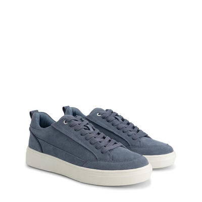 Carlisle dames - sneakers - suede - blauw