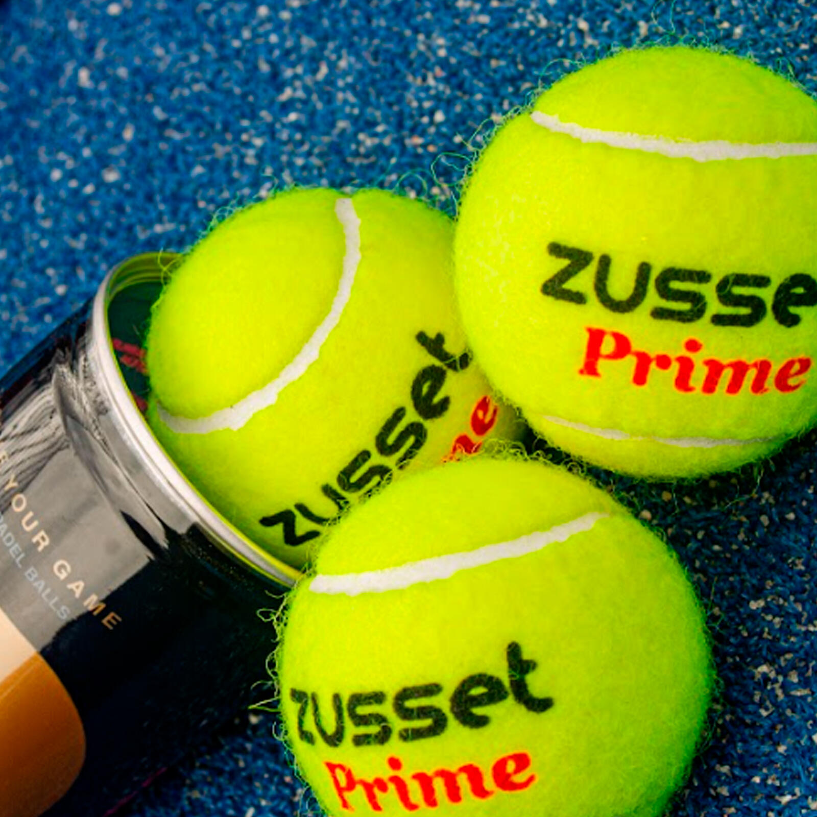 Bolas de padel PRIME – qualidade de torneio – 3 bolas em tubo 5/7