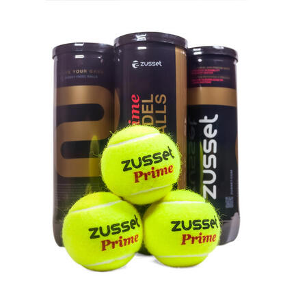 Padel Balls Padelbälle PRIME – Turnierqualität - 3 Stück in Tube