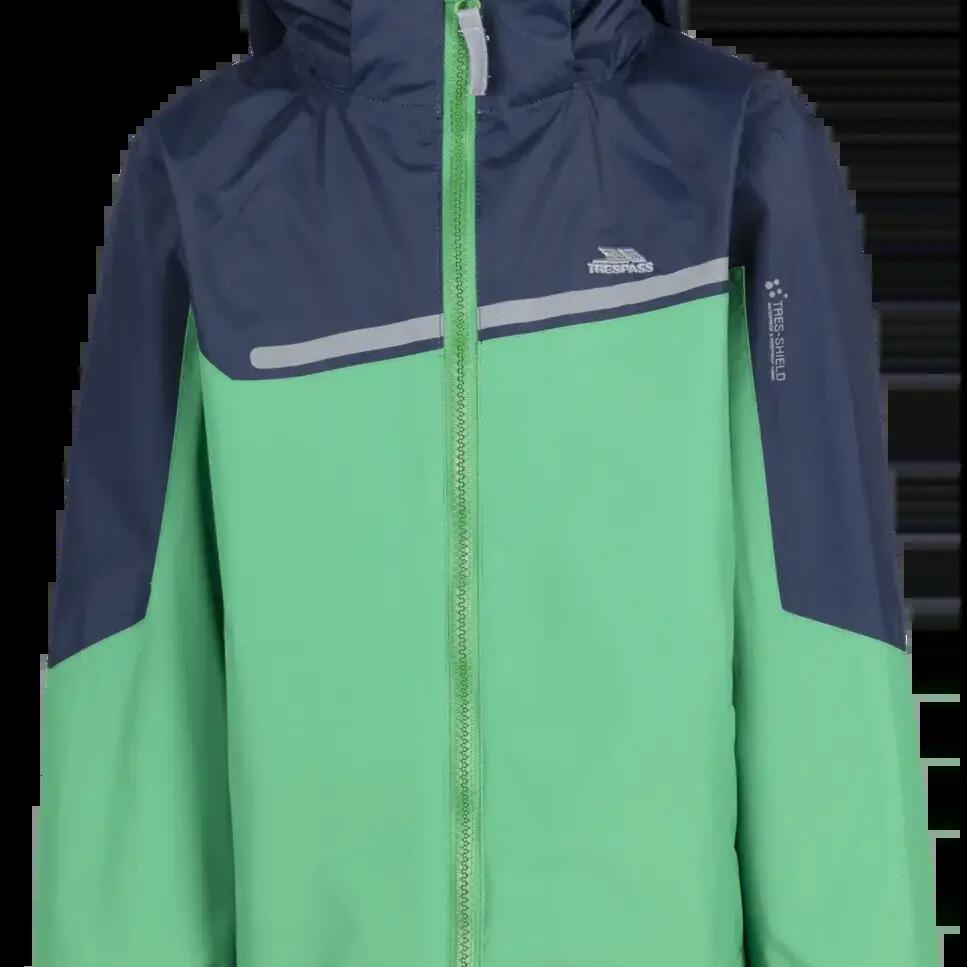 2058 Waterproof Kids Rain Jacket with Detachable Hood
