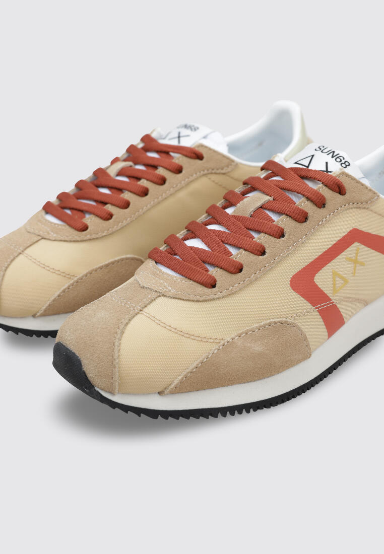 Zapatillas Deportivas Mujer SUN68 EASY RUNNER Beig 3/5