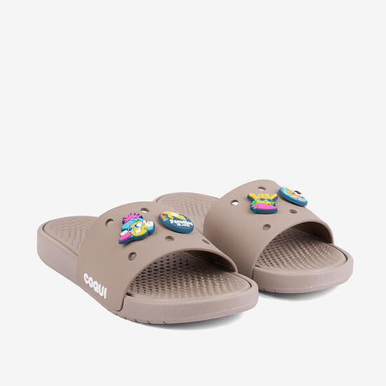 Coqui Herren-Slides Speedy mit dekorativen Amuletten