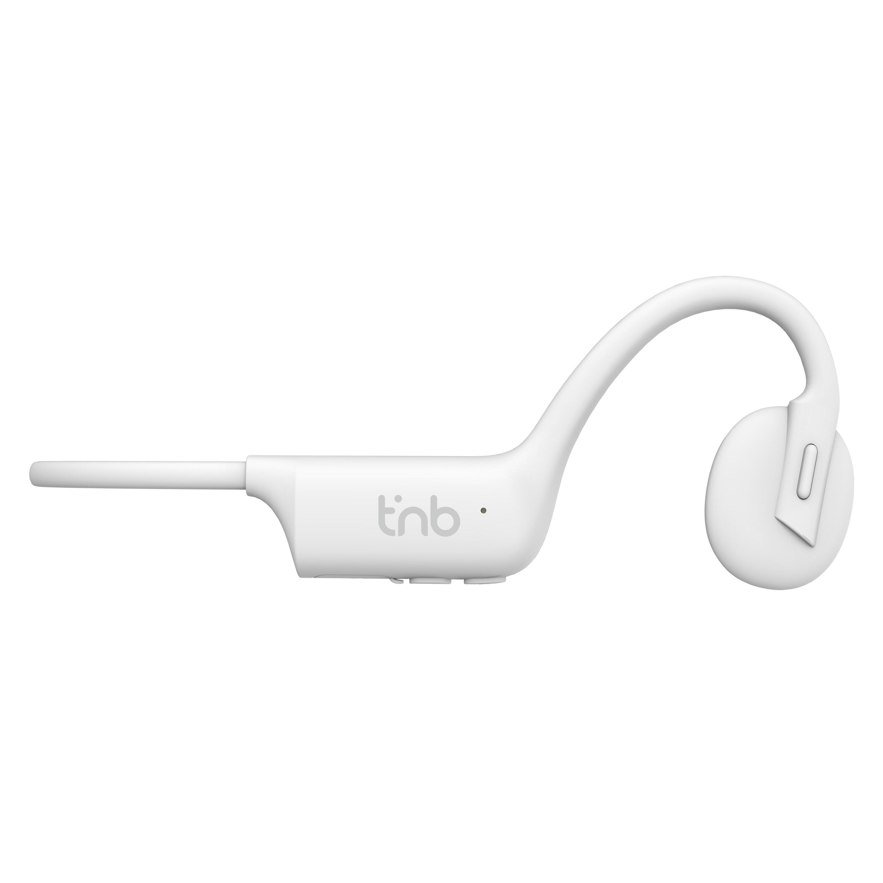 T'nB - Casque de sport à conduction osseuse, Energy Bone blanc 2/4