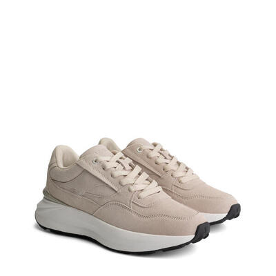 Ripley dames - sneakers - suede - grijs