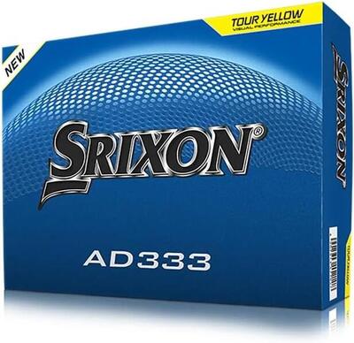 Srixon NEW AD333 2026 Palline da golf (12 pezzi) Giallo
