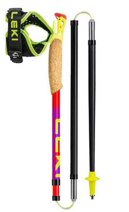 Trail Running Stöcke Ultratrail FX.One bright red-violet-neonyellow