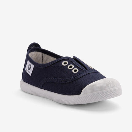 Coqui Kinder Canvas-Sneaker, blau, hergestellt in Spanien
