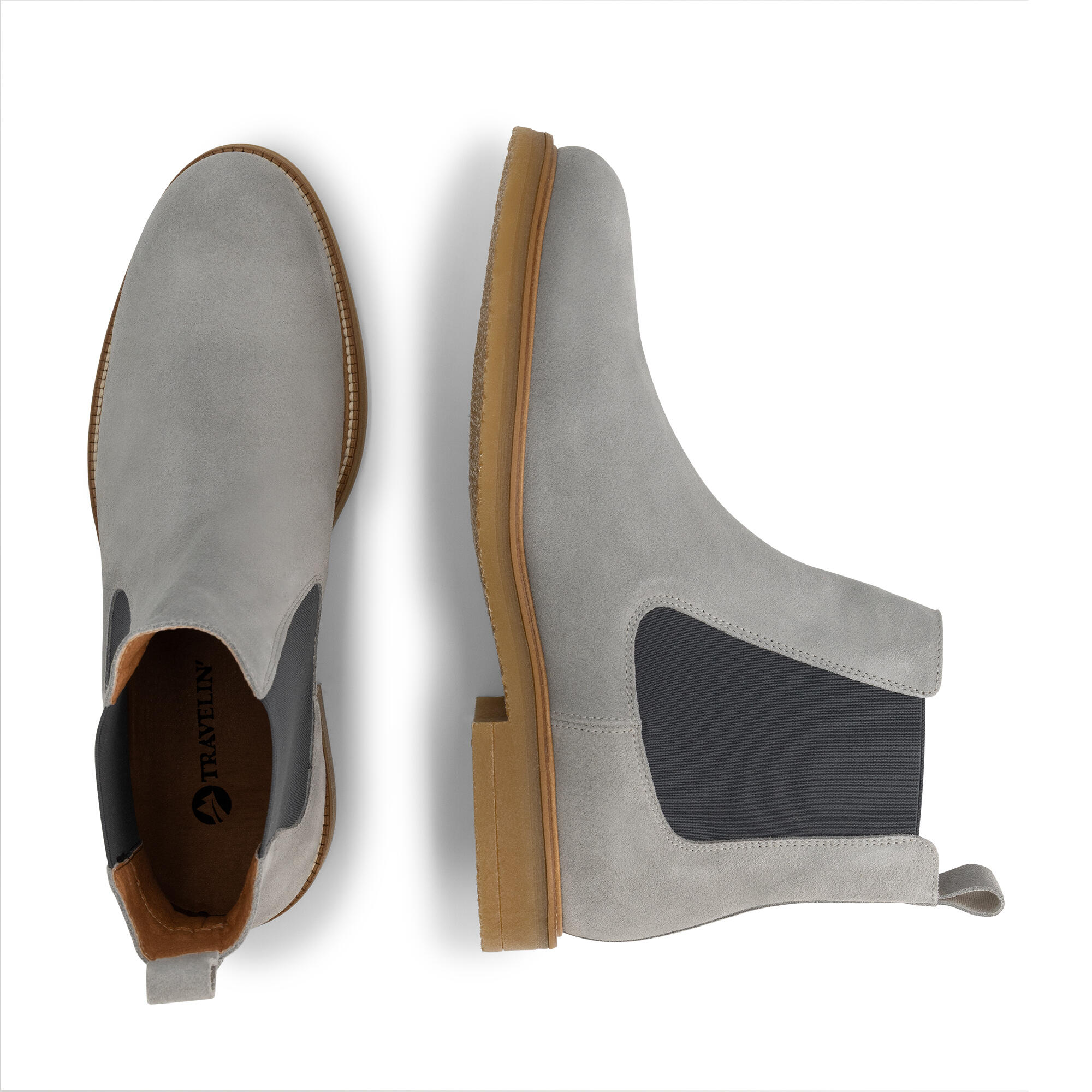 Ealing Uomo - Chelsea boots - Camoscio - Grigio 4/7