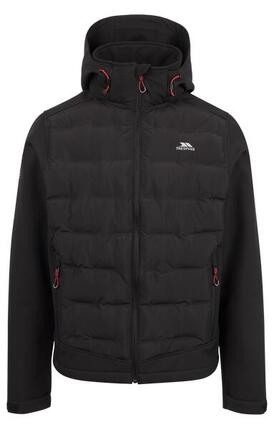 Trespass Alwero Herren Hybrid-Softshelljacke TP-75 Schwarz