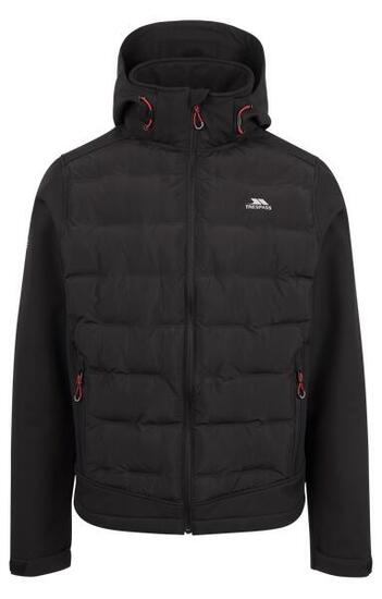 Trespass Alwero Herren Hybrid-Softshelljacke TP-75 Schwarz