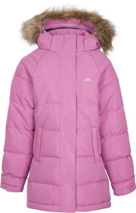 Veste matelassée Trespass femme capuche amovible rose profond