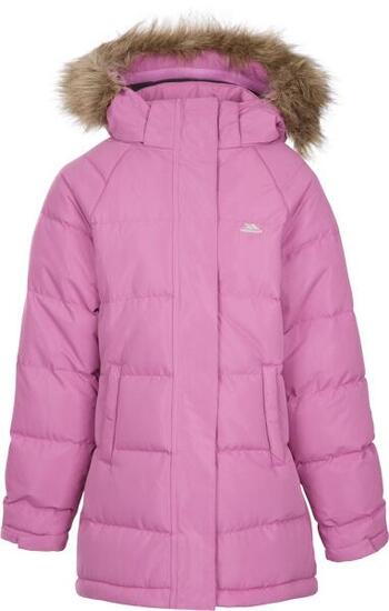 Veste matelassée Trespass femme capuche amovible rose profond