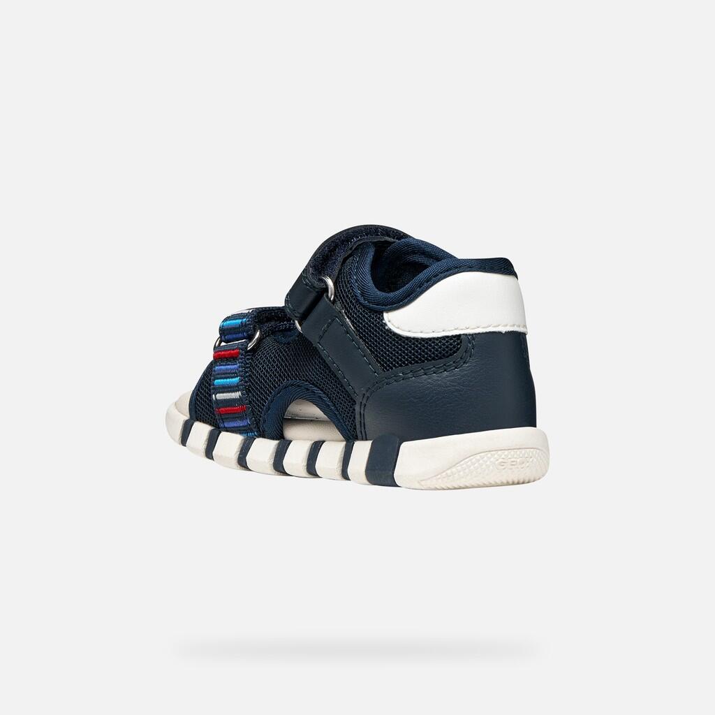 Sandales Bébé Garçon B SANDAL IUPIDOO BOY Bleu Marine/Rouge 5/7