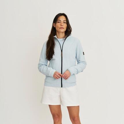 Pia Damen - Outdoor Strickjacke - Hellblau