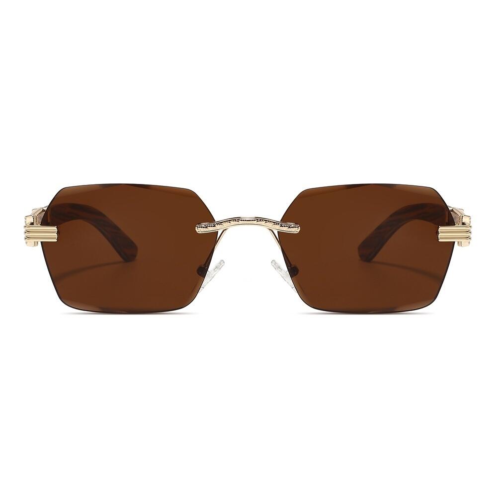 Lunettes de soleil en bois Feler 2811-2 unisexe, taille 54 mm 2/6