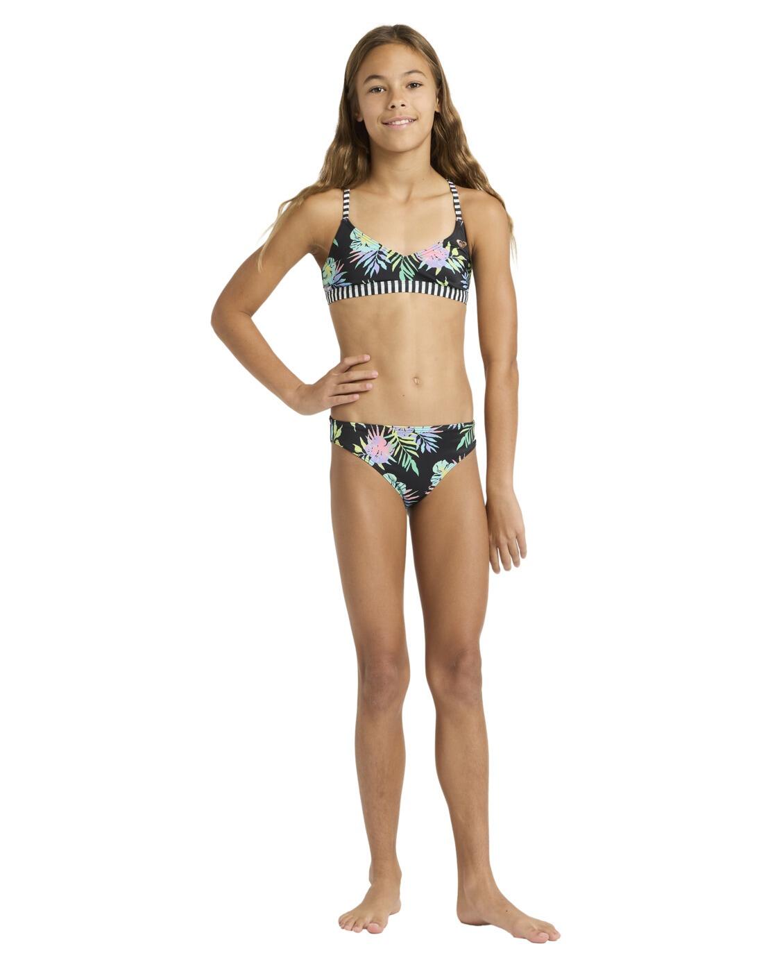 Zweiteiliges Triangel-Bikini-Set ROXY ACTIVE SET Rosa Mädchen 6-16 4/4